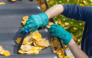 Fall gutter Maintenance